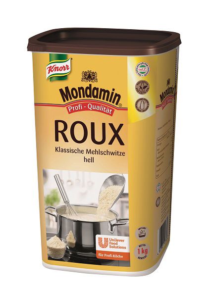 Mondamin ROUX Klassische Mehlschwitze hell 1 KG - Mondamin Roux – authentisch hergestellt, gelingt immer. Ohne viel Aufwand.