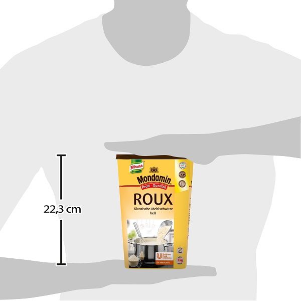 Mondamin Roux Klassische Mehlschwitze hell 1 kg - Mondamin Roux – authentisch hergestellt, gelingt immer. Ohne viel Aufwand.