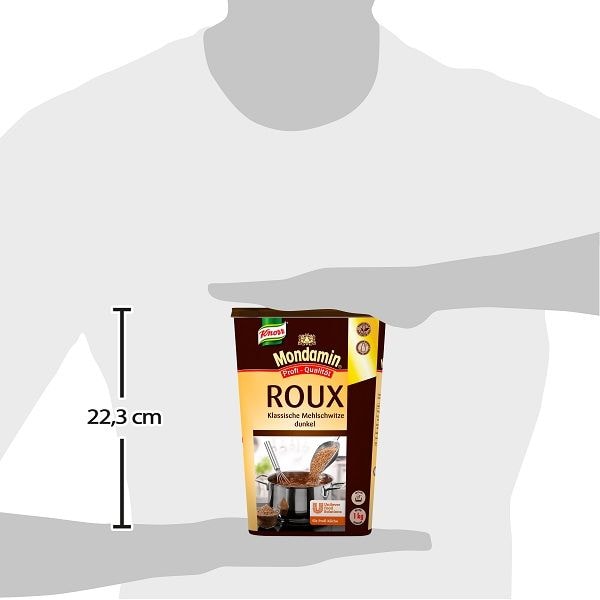Mondamin Roux Klassische Mehlschwitze dunkel 1 kg - Mondamin Roux – authentisch hergestellt, gelingt immer. Ohne viel Aufwand.