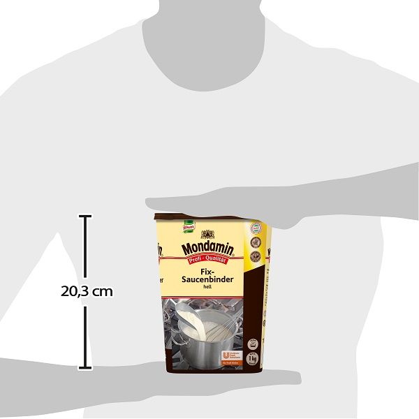 Mondamin Fix- Saucenbinder hell 1 kg - Mondamin Saucenbinder – schnelle Bindung ohne Verklumpen.