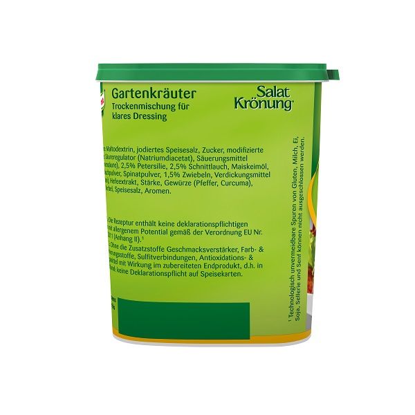 Knorr Professional Salatkrönung Gartenkräuter 500 g  - Unsere Basis für selbst gemachte Kräuter-Dressings im Handumdrehen.