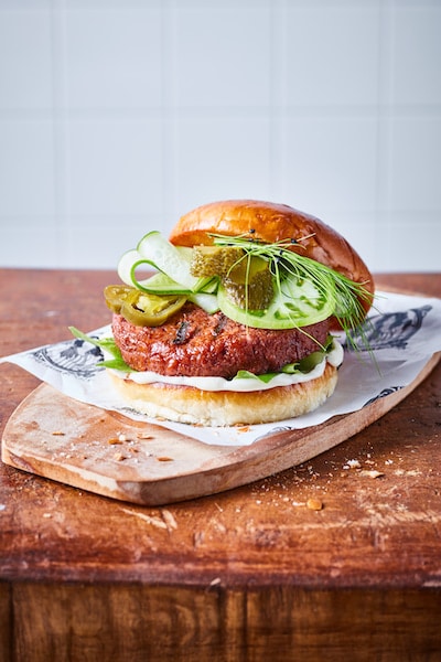 The Vegetarian Butcher - Raw NoBeef Burger - Veganer Burgerpatty auf Pflanzenprotein-Basis 1 x 2,26 kg - 