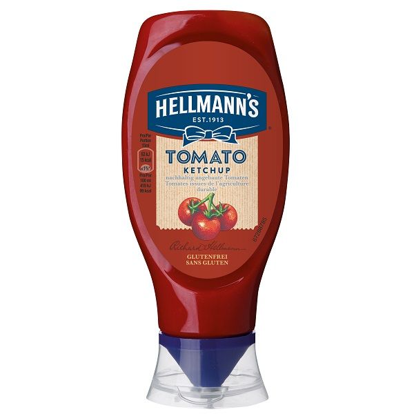 Hellmann's Tomato Ketchup 430 ml - HELLMANN’S Tomato Ketchup – hergestellt aus nachhaltig
angebauten Tomaten.