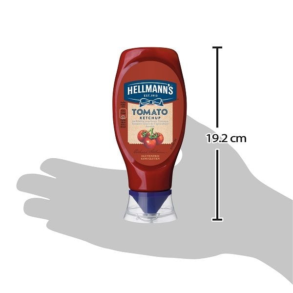 Hellmann's Tomato Ketchup 430 ml - HELLMANN’S Tomato Ketchup – hergestellt aus nachhaltig
angebauten Tomaten.