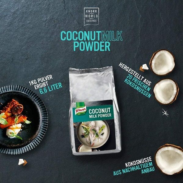 Knorr Coconut Milk Powder 1 KG - Authentischer Geschmack für würzige und süße Gerichte.
