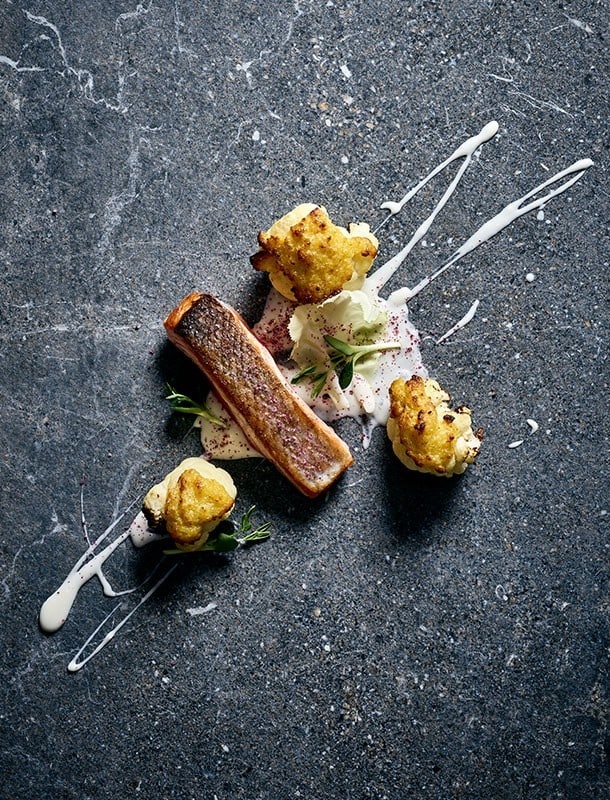 Blumenkohl / Kartoffel / Zitrone / Lachs Blumenkohl / Kartoffel / Zitrone / Lachs