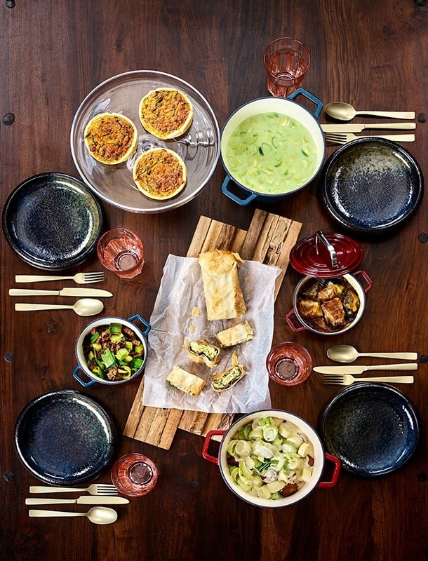 Lauch / Schwein / Käse Lauch / Schwein / Käse