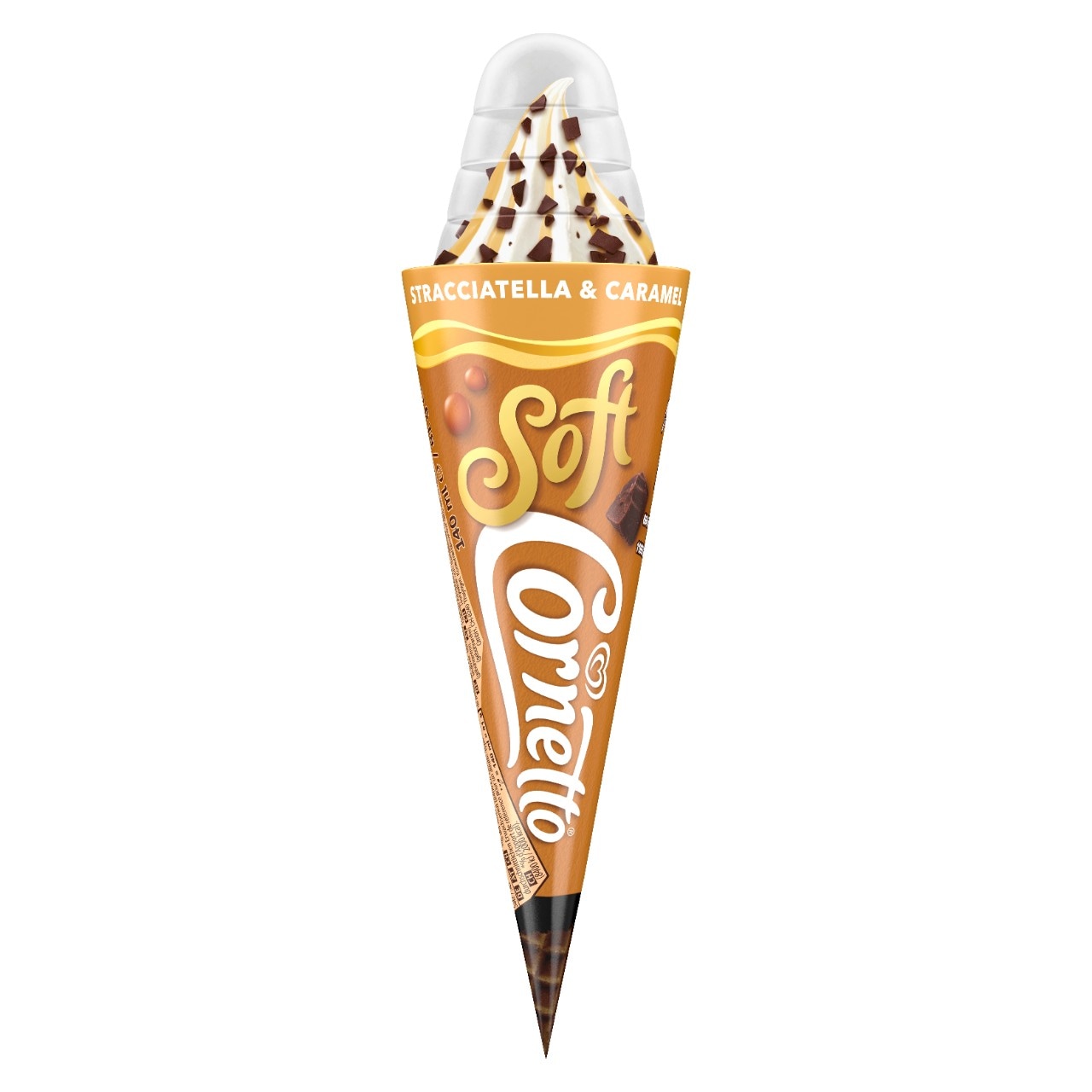 Cornetto Soft Stracciatella & Caramel