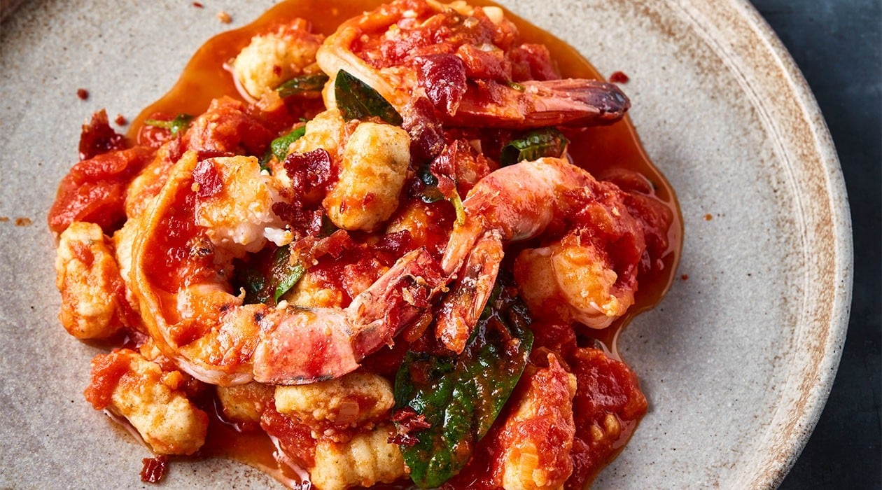 Future Menu Rezept: Saltbush-Gnocchi mit Neuseeländer Spinat