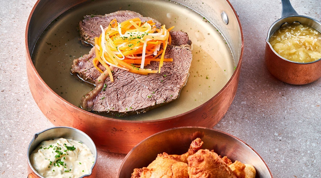 Future Menu Rezept: Tafelspitz mit Kartoffel-Donuts Future Menu Rezept: Tafelspitz mit Kartoffel-Donuts