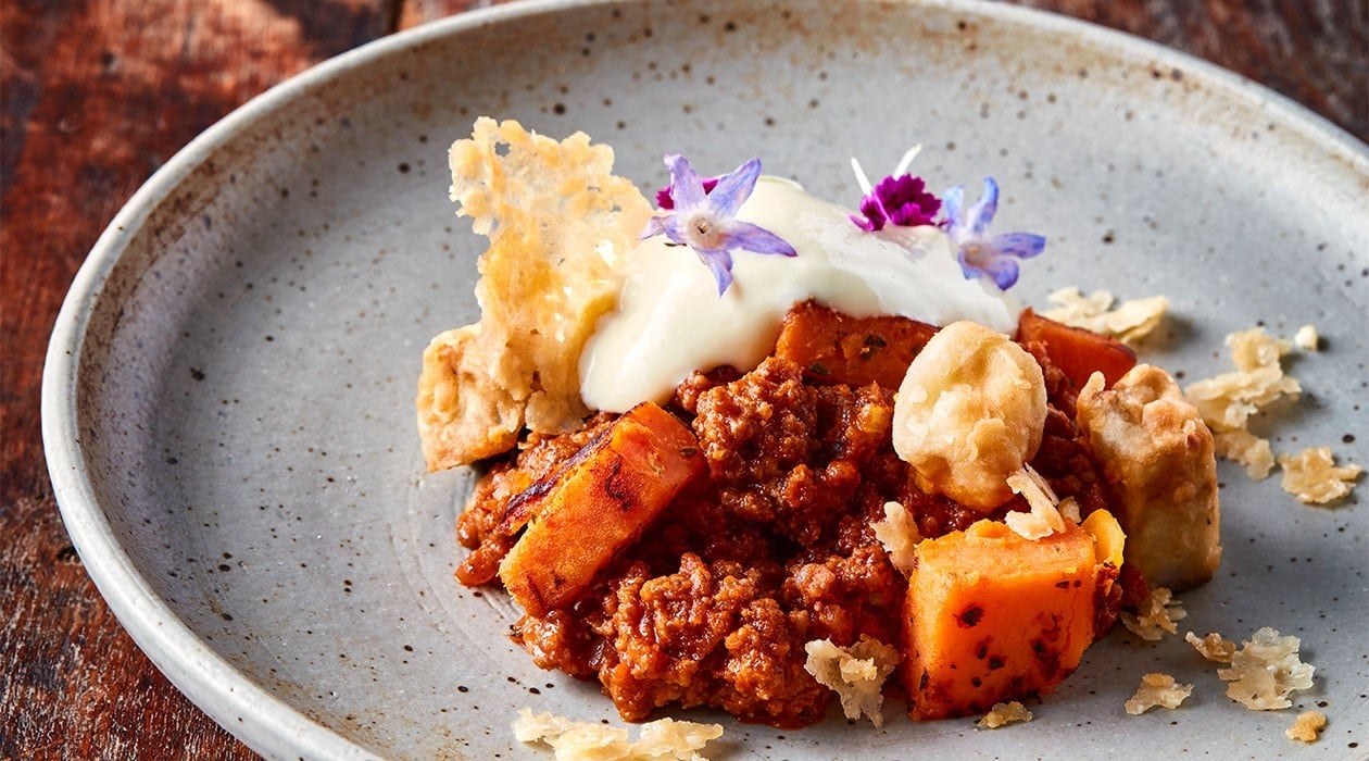 Future Menu Rezept: Modernes Moussaka Future Menu Rezept: Modernes Moussaka