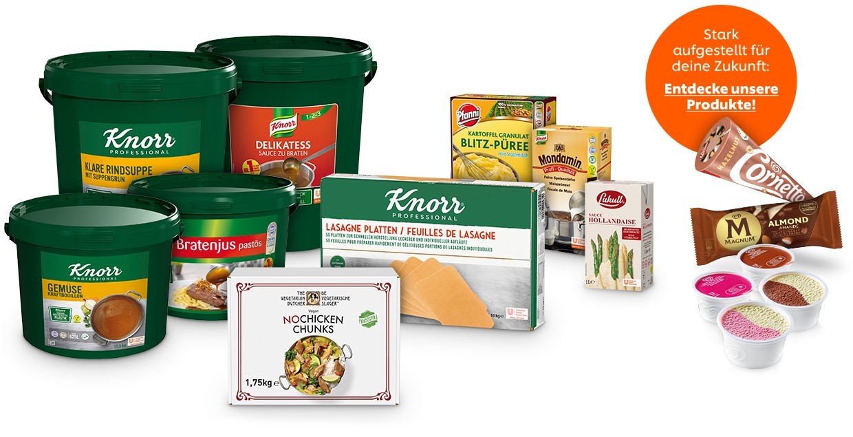 Probiere unsere Top-Produkte für die Betriebsgastronomie Probiere unsere Top-Produkte für die Betriebsgastronomie