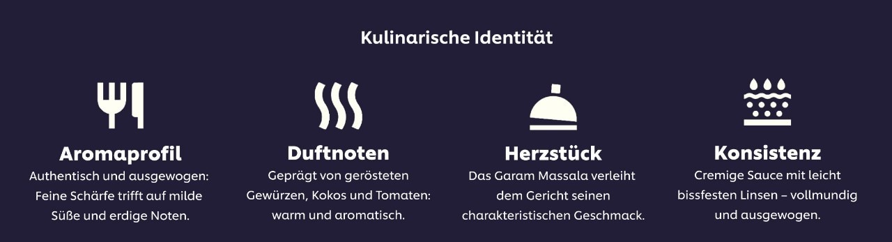 Kulinarische Identität - Aromaprofil, Duftnoten, Herzstück, Konsistenz Kulinarische Identität - Aromaprofil, Duftnoten, Herzstück, Konsistenz