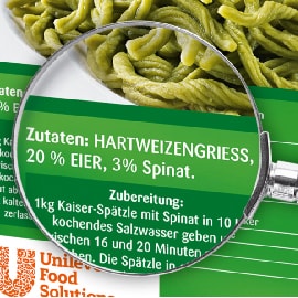 Wir unterstützen Sie bei der Umsetzung der Allergenkennzeichnung