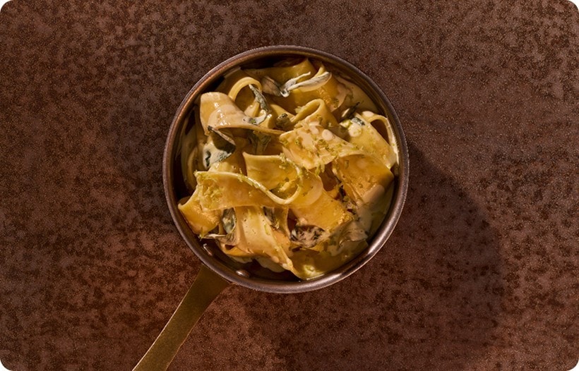 Rezept-Idee: Cremige Salbei-Pasta mit Abrieb der Buddha’s Hand