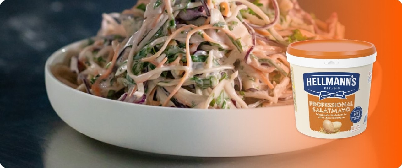 Hitzebeständig und stabil: Hellmann’s Professional Salatmayo