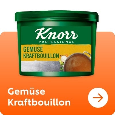 Kräftig und flexibel: Knorr Professional Gemüse Kraftbouillon