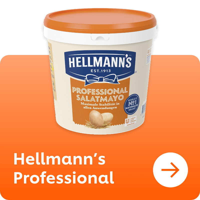 Hitzebeständig und stabil: Hellmann’s Professional Salatmayo