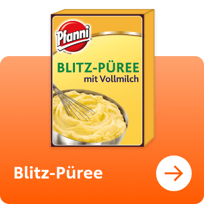 Schnell und gelingsicher: Pfanni Kartoffel-Granulat Blitz-Püree