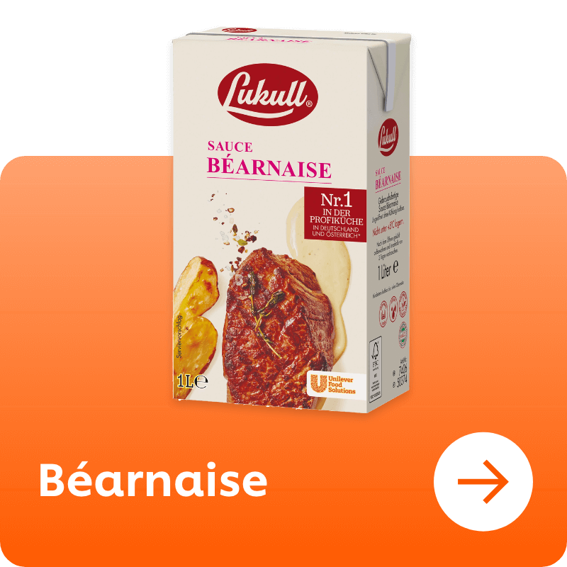 Cremig und frisch: Lukull Sauce Béarnaise