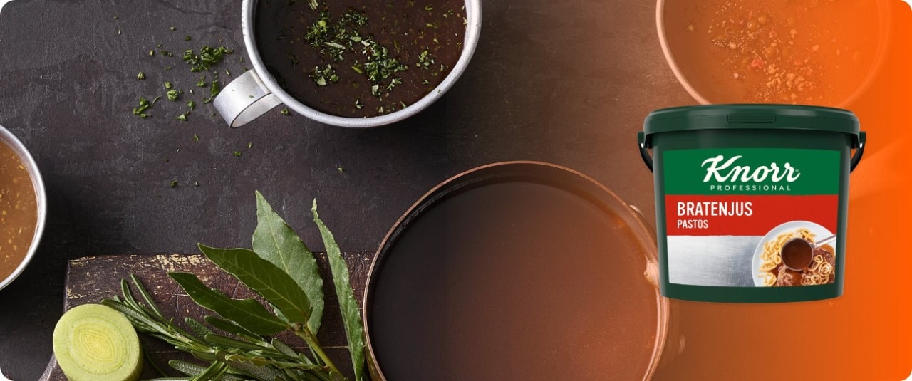 Vielseitig einsetzbar: Knorr Professional Bratenjus pastös