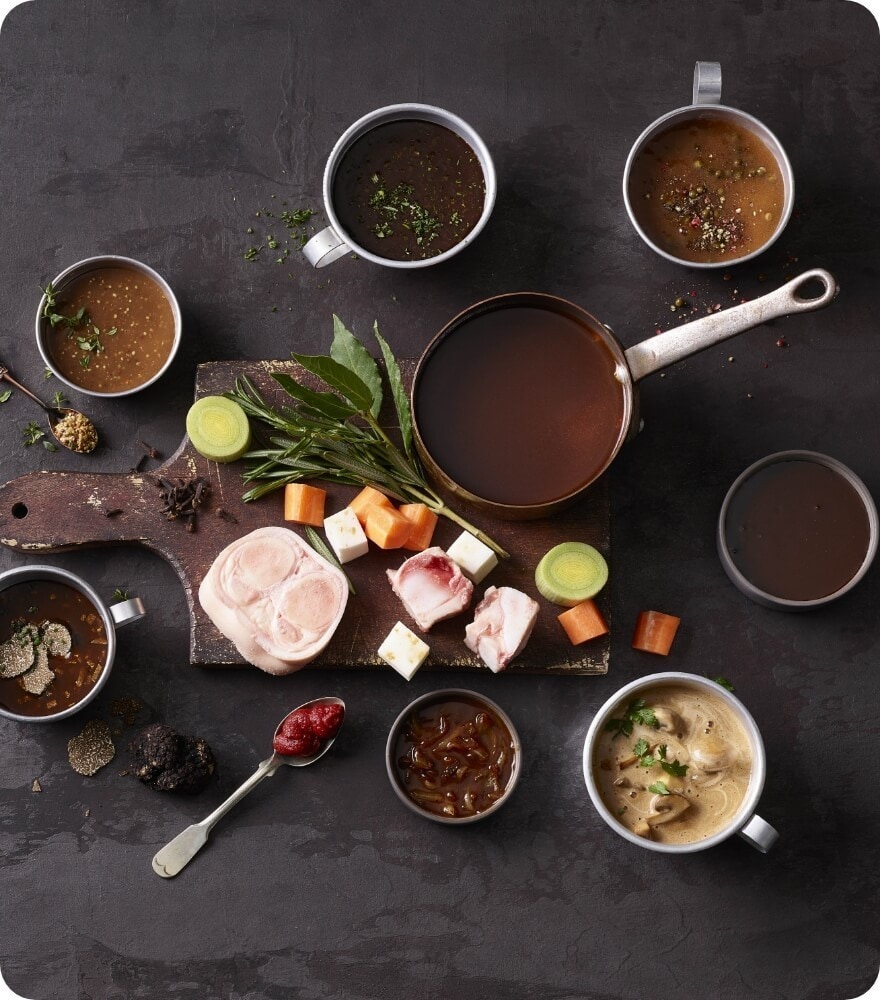 Saucen-Ableitungen mit Bratenjus