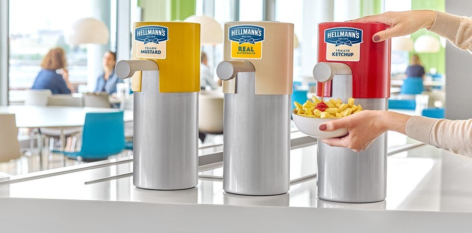 Hochwertige Dispenser von Hellmann‘s