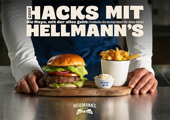 Entdecke die besten Chef-Hacks mit Hellmann's! Entdecke die besten Chef-Hacks mit Hellmann's!
