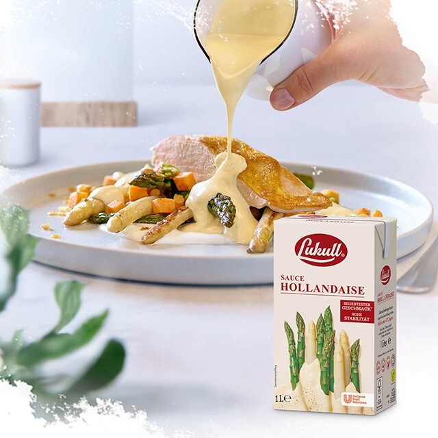 Entdecke die Nr. 1 unter den LUKULL Saucen - unsere Sauce Hollandaise!