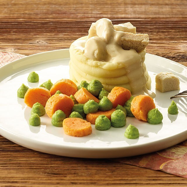 Basis für pürierte Kost und Auflauf