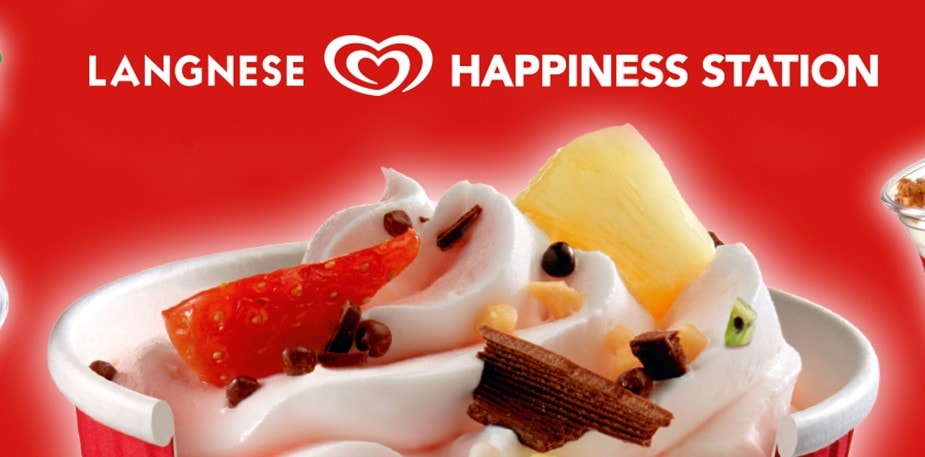 Langnese Happiness Stationen